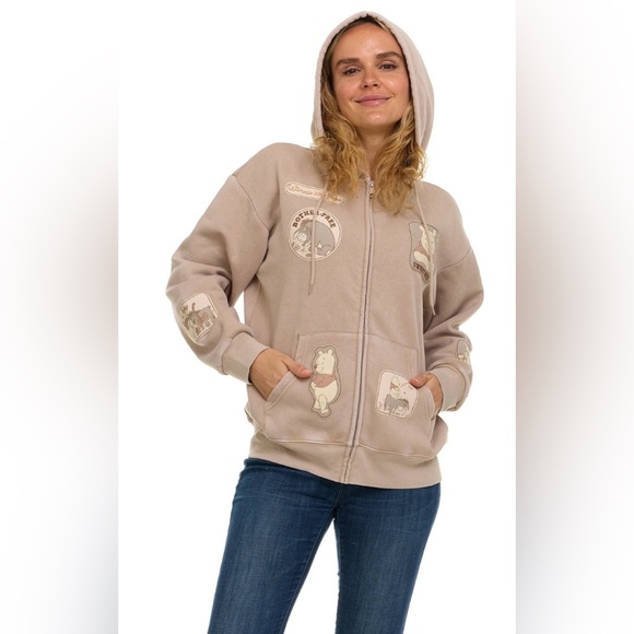 Disney Tops - Winnie The Pooh Women's Character Full-Zip Hoodie size L
